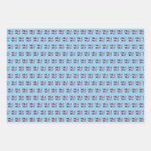 Feuille De Papier Cadeau Gai Noël (Devant 3)