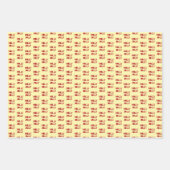 Feuille De Papier Cadeau Gai Noël (Devant 2)