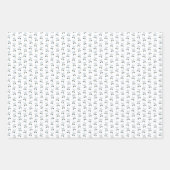 Feuille De Papier Cadeau Galaxie de fusée spatiale Fun Pastel (Devant 3)