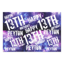 Galaxy Starry Night Custom Anniversaire