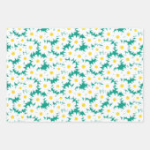 Feuille De Papier Cadeau Gamme Negative Space Daisies (Devant 3)