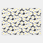 Feuille De Papier Cadeau Gamme Negative Space Daisies (Devant)