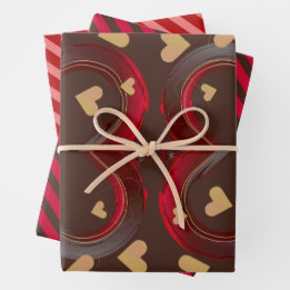 Feuille De Papier Cadeau Gamme Valentine