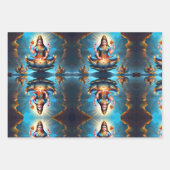 Feuille De Papier Cadeau Ganesha, mécène des arts et des sciences (Devant)