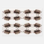 Feuille De Papier Cadeau Gâteau au chocolat (Devant 3)