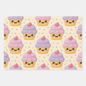 Feuille De Papier Cadeau Gâteau Kawaii (Devant 3)