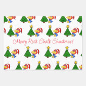 Feuille De Papier Cadeau Geai bébé de Noël (Devant 3)