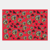 Feuille De Papier Cadeau Gears de transpiration sanguine (Devant)