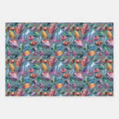 Feuille De Papier Cadeau Gemmes & Crystal Jewel Tone (Devant)