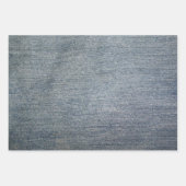 Feuille De Papier Cadeau Gemmes denim foncé clair (Devant)