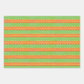 Feuille De Papier Cadeau Geometric Tribal Retro Mid-Century Pattern (Devant 2)