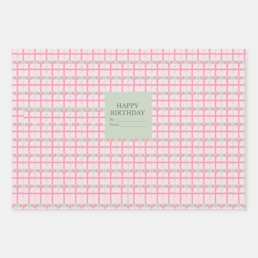 Feuille De Papier Cadeau Gift wrapping supply  (Devant)