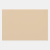 Feuille De Papier Cadeau Gingembre ordinaire Fortune Cookie Brown Tons 3 (Devant)