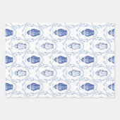Feuille De Papier Cadeau Ginger Jar Blue et White Chinoiserie (Devant 2)