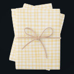 Feuille De Papier Cadeau Gingham Dessiné à la main Moderne Mignon Jaune Bla<br><div class="desc">Emballage cadeau personnalisé parfait pour une fête amusante ! Art fait main pour vous ! Parfait pour un brunch estival ou une garden-party,  un enterrement de vie de jeune fille,  Pâques,  une fête de fiançailles,  les fêtes ou un anniversaire.</div>