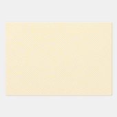 Feuille De Papier Cadeau Gingham Rétro Jaune Canari (Devant 3)