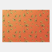 Feuille De Papier Cadeau ginkgo d'automne (Devant)