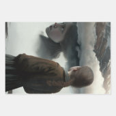 Feuille De Papier Cadeau Girl with clouds (Devant)