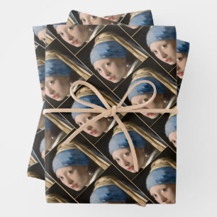 Feuille De Papier Cadeau Girl with the pearl earring - Johannes Vermeer
