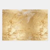 Feuille De Papier Cadeau Girly Glam Chic Anniversaire Rose (Devant 2)