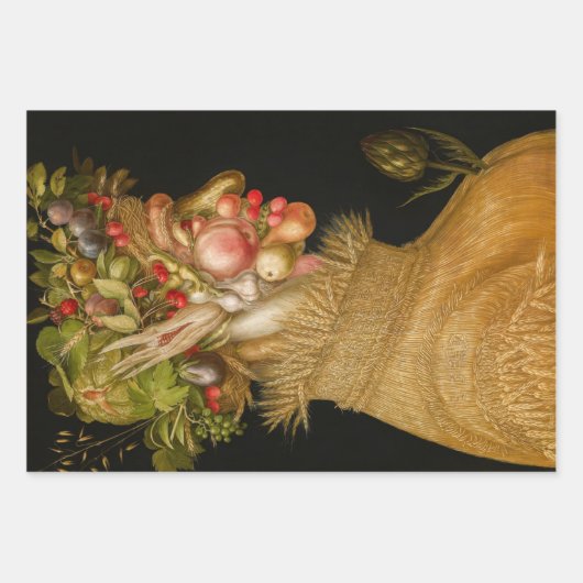 Feuille De Papier Cadeau Giuseppe Arcimboldo - Été (Devant)