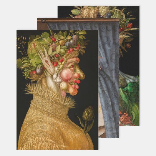 Feuille De Papier Cadeau Giuseppe Arcimboldo - Sélection de chefs-d'oeuvre