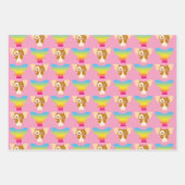 Feuille De Papier Cadeau Gizmo | Motif arc-en-ciel (Devant)