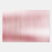 Feuille De Papier Cadeau Glam Blush rose brillant étincelle (Devant 2)