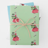 Feuille De Papier Cadeau Glam Christmas Wrapping Paper (En situation)