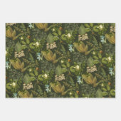Feuille De Papier Cadeau Glam de forêt victorienne gothique (Devant)