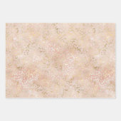 Feuille De Papier Cadeau Glam Gold Rose (Devant 2)