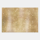 Feuille De Papier Cadeau Glam Gold Sparkle (Devant)