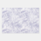 Feuille De Papier Cadeau Glam Lavender Lilac Zebra Imprimer (Devant)