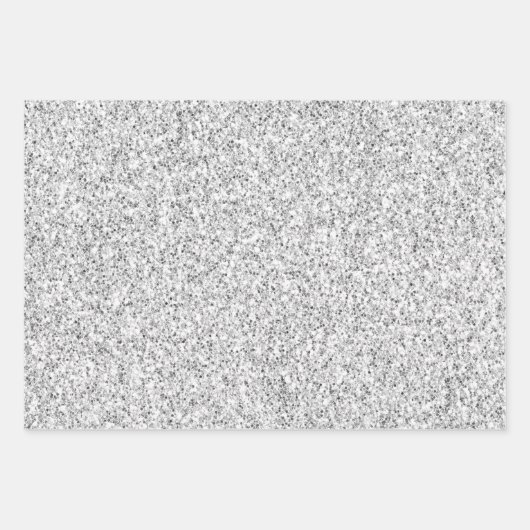 Feuille De Papier Cadeau Glam mauve Pearl White Luxe (Devant 3)