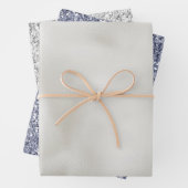 Feuille De Papier Cadeau Glam mauve Pearl White Luxe (En situation)