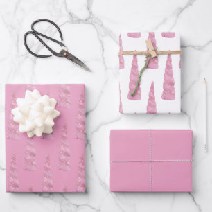 Feuille De Papier Cadeau Glam rose étincelle Unicorne Anniversaire