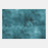 Feuille De Papier Cadeau Glam Turquoise Glitz Parties scintillant (Devant 2)