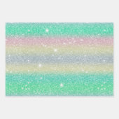 Feuille De Papier Cadeau Glitterie et Starry cadeau mignon 2 (Devant 3)