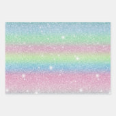 Feuille De Papier Cadeau Glitterie et Starry cadeau mignon 2 (Devant 2)