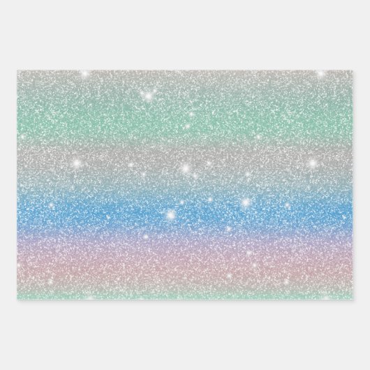 Feuille De Papier Cadeau Glitterie et Starry cadeau mignon 2 (Devant)