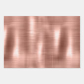 Feuille De Papier Cadeau Glitz rose Gold Sparkle et Glam (Devant 3)