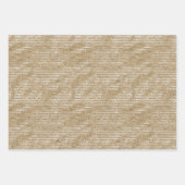 Feuille De Papier Cadeau Glitzy Glam Gold Parties scintillant raypes (Devant)