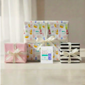 Feuille De Papier Cadeau Glow Up Skincare Gift Wrap 3 Pack – Custom Name