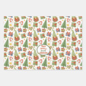 Feuille De Papier Cadeau Gnome Christmas Love Motif (Devant)