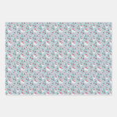 Feuille De Papier Cadeau Gnome de Noël mignonne (Devant 3)