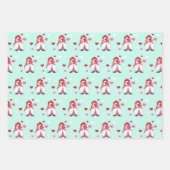 Feuille De Papier Cadeau Gnome Love (Devant 3)