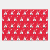 Feuille De Papier Cadeau Gnome Love (Devant 2)