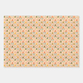 Feuille De Papier Cadeau Gnomes d'automne dans le Motif forestier (Devant 3)