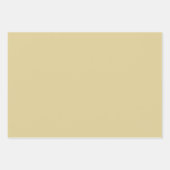 Feuille De Papier Cadeau Gold Arabesque Pattern Design (Devant 3)