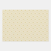 Feuille De Papier Cadeau Gold Arabesque Pattern Design (Devant 2)